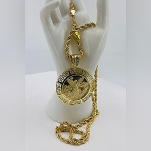 Centenario Coin 50 Mexican Pesos 14k Gold Plated